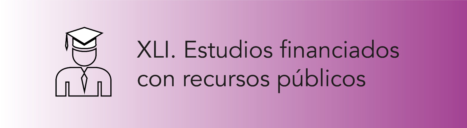 Imagen que permite conocer los Estudios financiados con recursos públicos