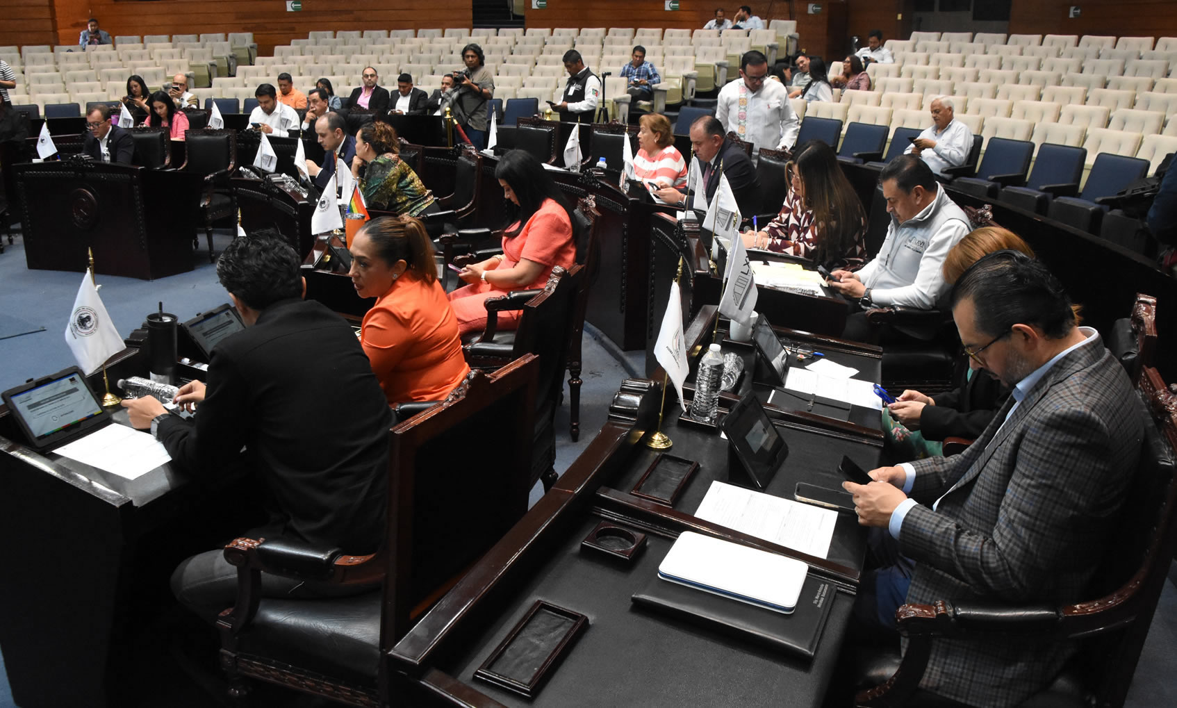 imagen que te permite ver a los Diputados en Sesión