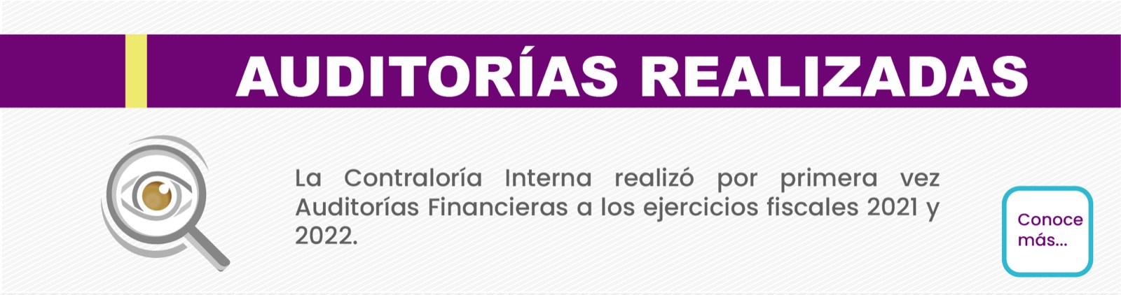 imagen que te permite conocer las auditorias realizadas